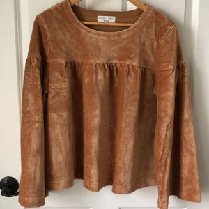 Madewell Texture & Thread Babydoll Top